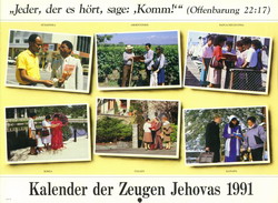 Kalender der Zeugen Jehovas 1991