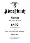 Adrebuch - Berlin 1897