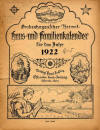 Grubenhagenscher Heimat- Haus- und Familienkalender fr das Jahr 1922